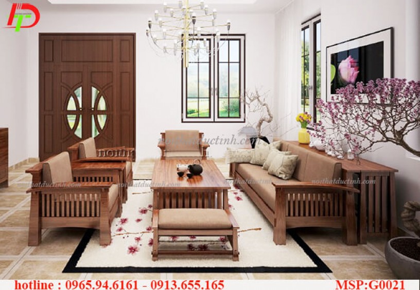 Bộ sưu tập những mẫu thiết kế nội thất bàn ghế gỗ phòng khách đẹp 2015