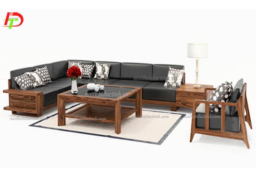 Bàn ghế gỗ phòng khách hiện đại BG38