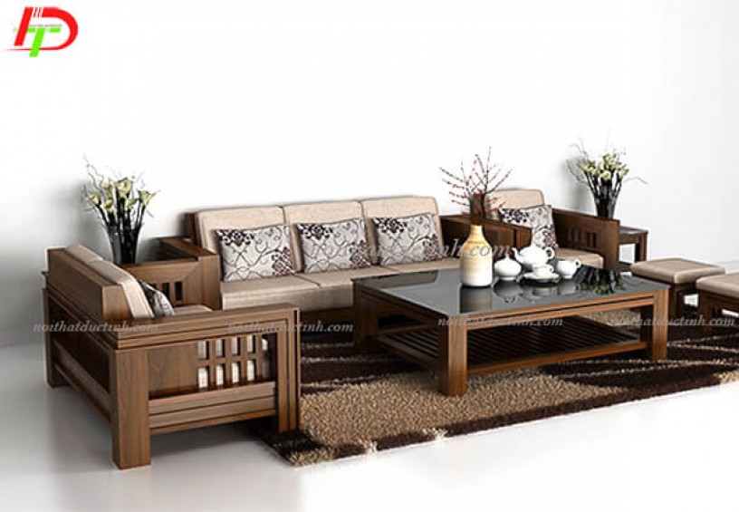 Bàn ghế gỗ phòng khách giá rẻ BG27