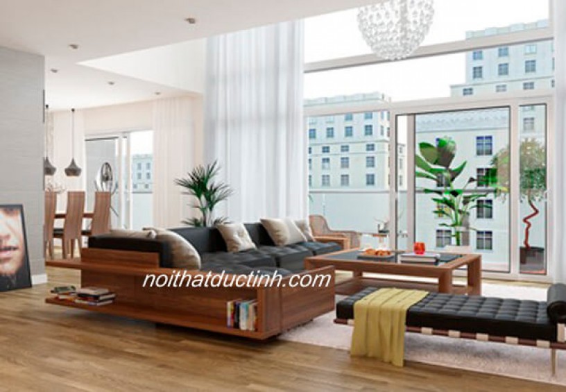 Sofa gỗ phòng khách hiện đại BG37