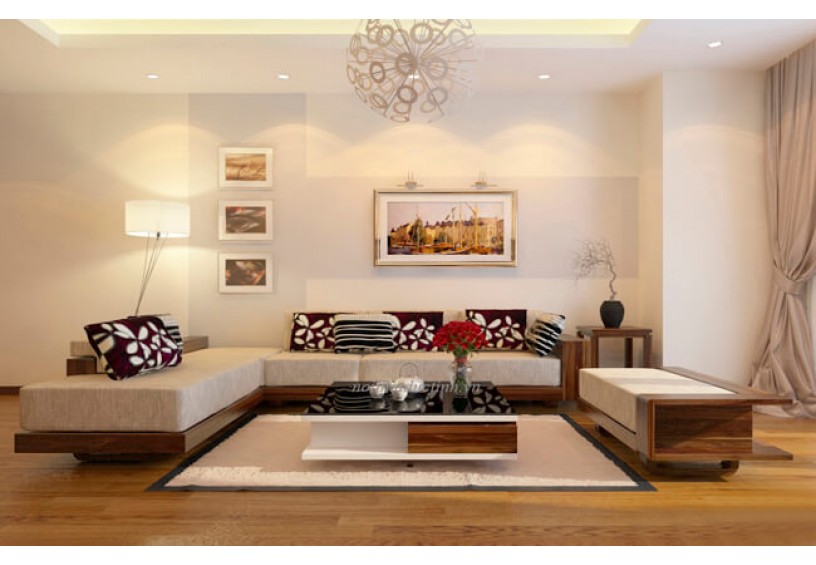 Sofa gỗ sồi đẹp hiện đại BG33