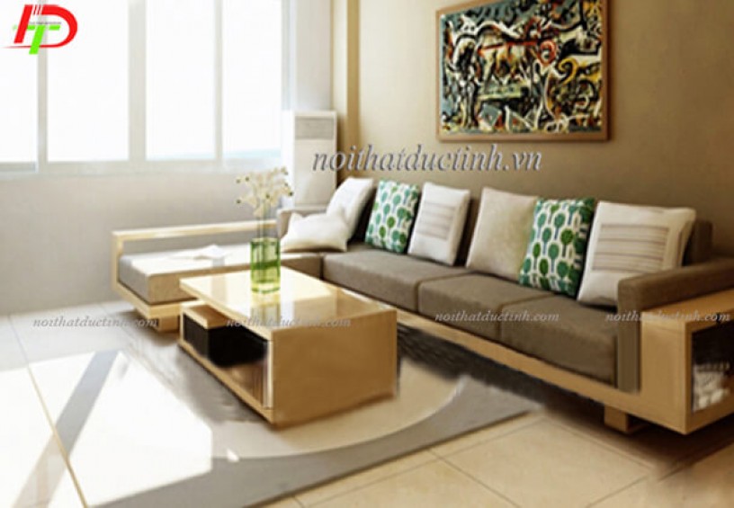 Bộ bàn ghế gỗ phòng khách nhỏ BG10