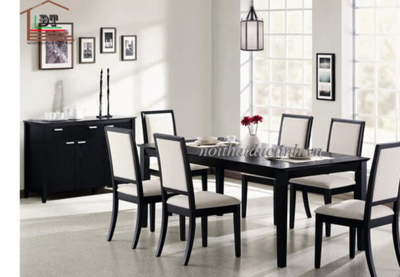 Bàn ăn đẹp gỗ sồi BA17