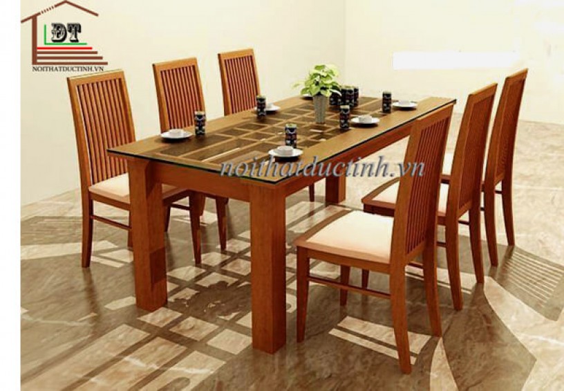 Bộ bàn ăn gỗ BA01