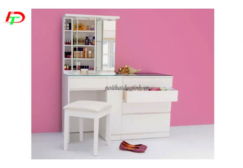 Bàn trang điểm đẹp màu trắng BP03