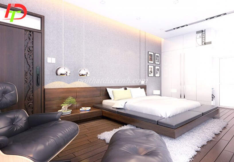 Giường ngủ gỗ tự nhiên GN49