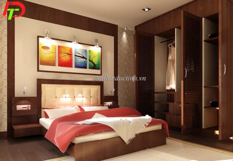 Giường gỗ công nghiệp cao cấp GN17