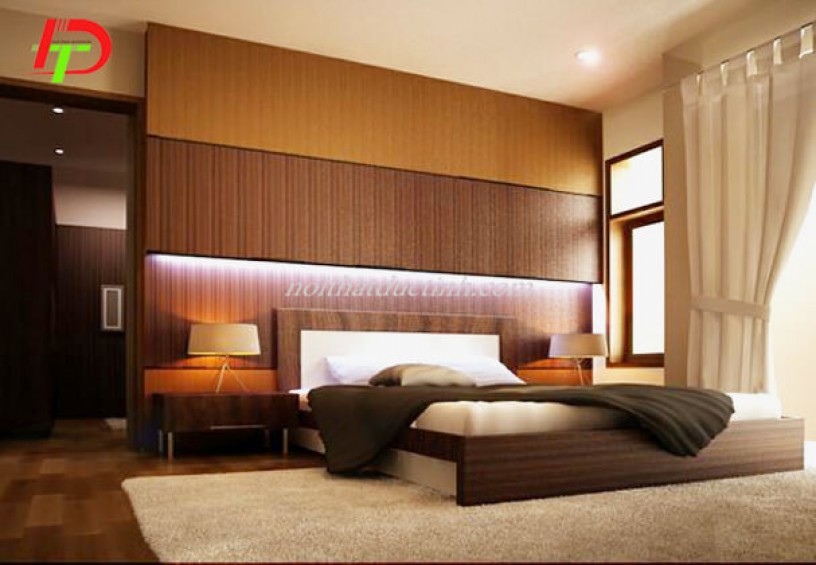 Mẫu giường ngủ đẹp gỗ công nghiệp GN46