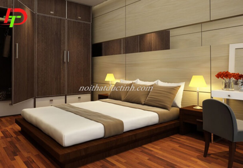 Mẫu giường ngủ kiểu nhật đẹp GN41