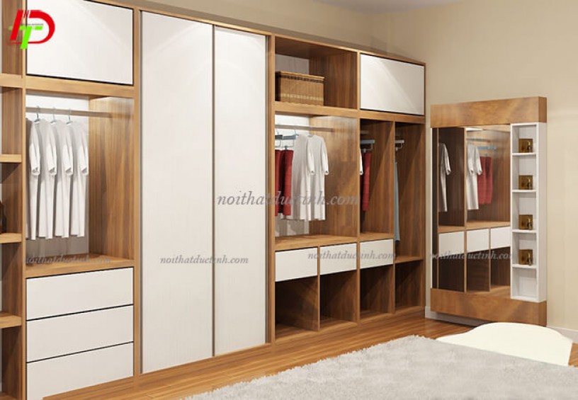 Tủ quần áo hiện đại gỗ công nghiệp TA17
