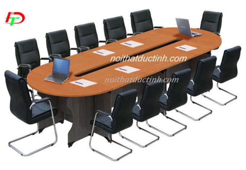 Bàn họp hình oval BH03