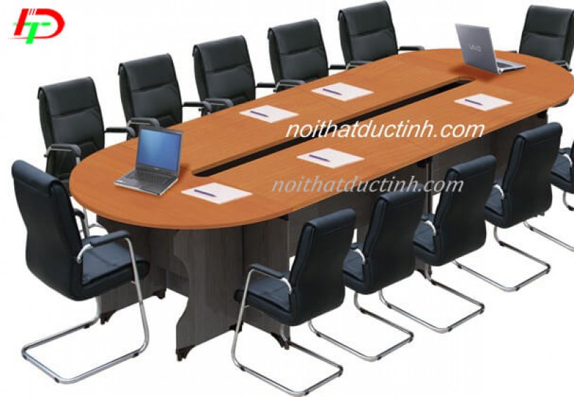 Bàn họp hình oval BH03