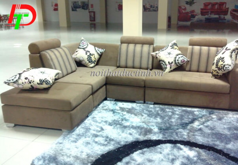 Ghế sofa nỉ đẹp, hiện đại SF49