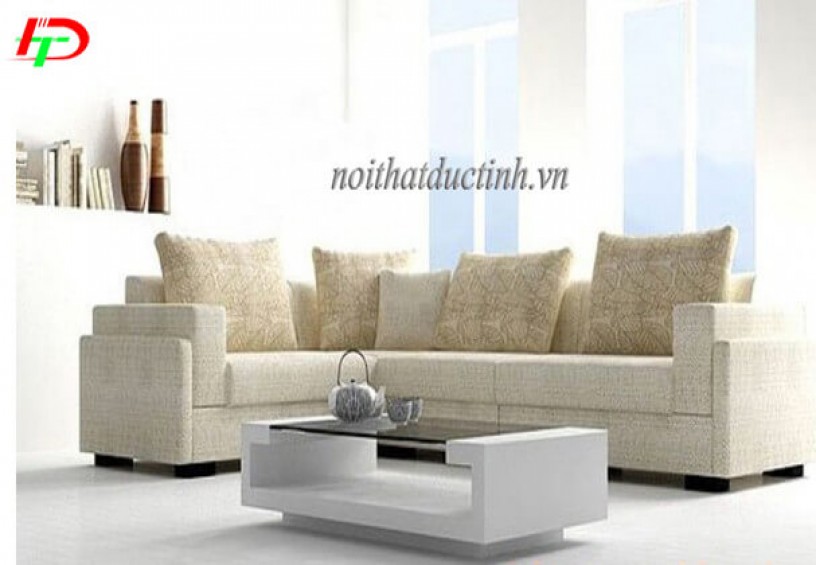 Bàn ghế sofa nỉ phòng khách SF27