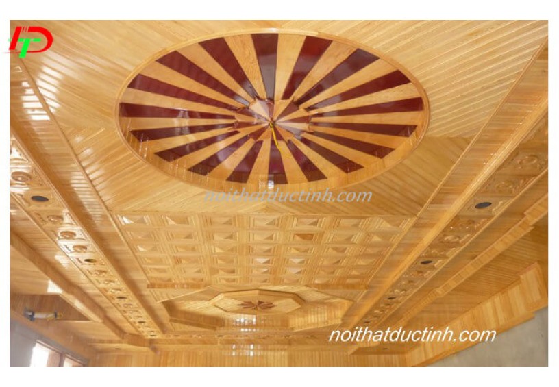 Trần gỗ tự nhiên TGTN02