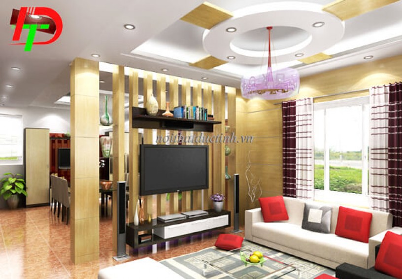 Mẫu vách ngăn phòng khách VNP16
