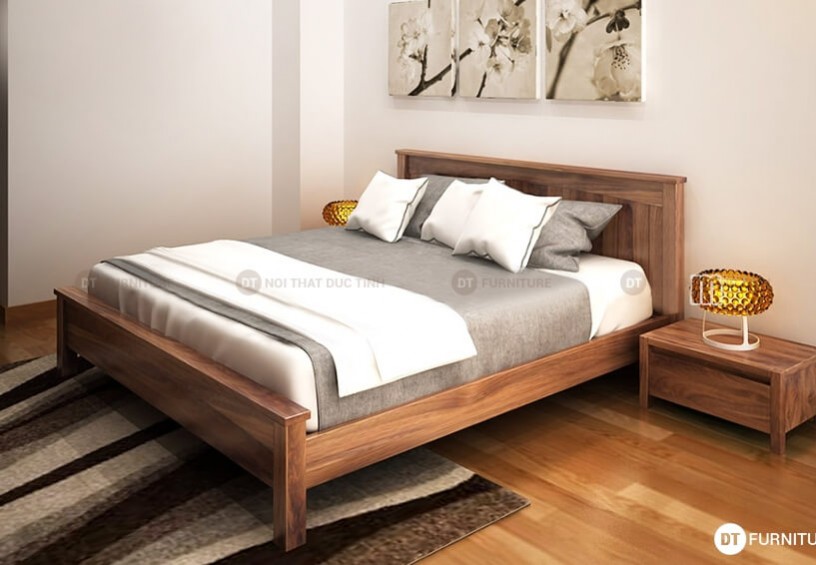 Giường ngủ gỗ công nghiệp GN15