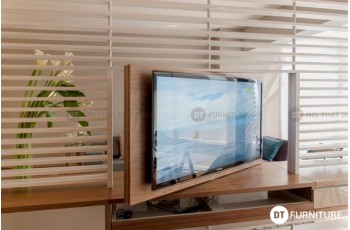 Những sự kết hợp kệ tivi thông minh cho không gian phòng khách hiện đại