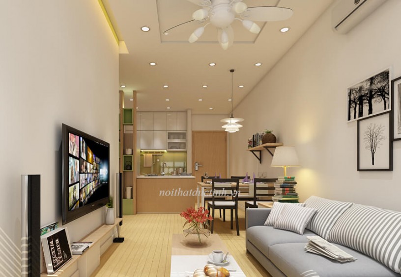 Thiết kế nội thất chung cư Mulberry Lane căn hộ chị Linh theo phong cách hiện đại