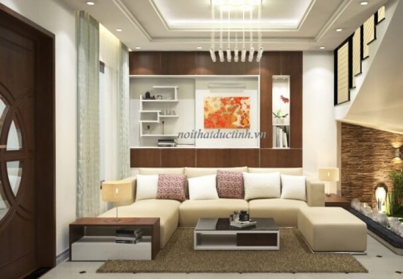 Nhà liền kề theo phong cách hiện đại