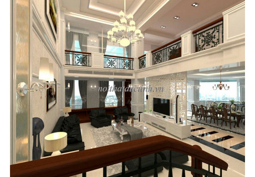 Dự án thiết kế nội thất chung cư nhà chú Hồng - Royal City 