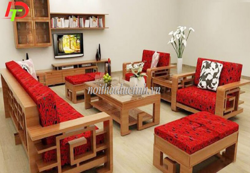 Bàn ghế gỗ phòng khách BG01