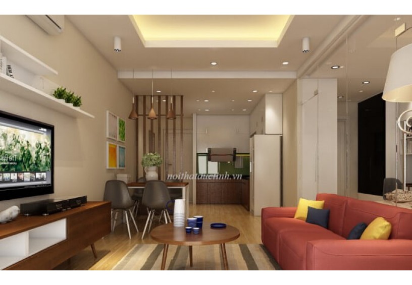 Thiết kế chung cư Mulberry Lane theo phong cách hiện đại S = 45m2.