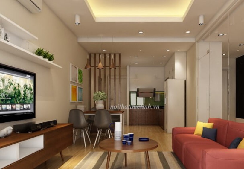 Thiết kế chung cư Mulberry Lane theo phong cách hiện đại S = 45m2.