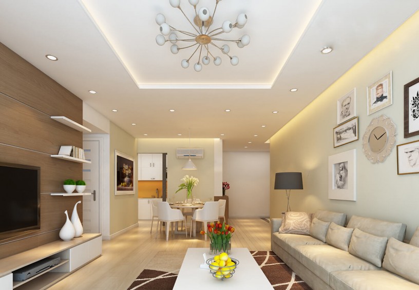 Thiết kế chung cư Mulberry theo phong cách hiện đại S = 121m2