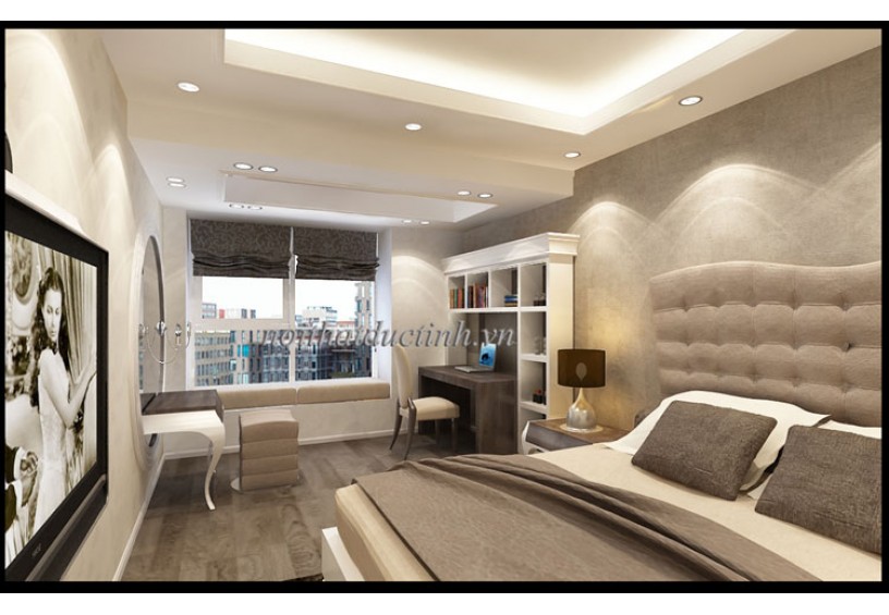 Thiết kế nội thất chung cư GoldMark City theo phong cách tân cổ điển