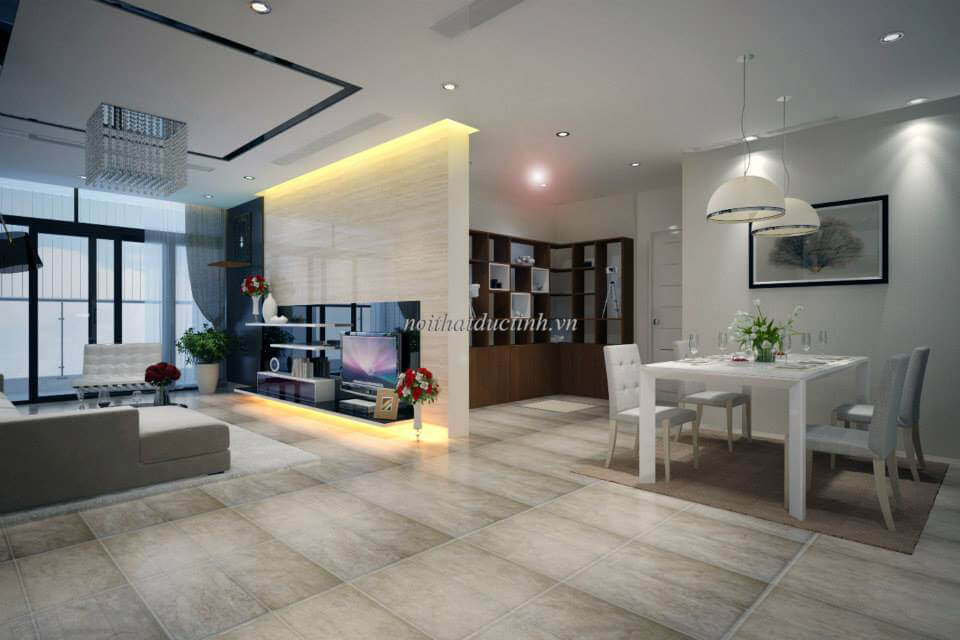 Thiết kế chung cư GoldMark City theo phong cách hiện đại.