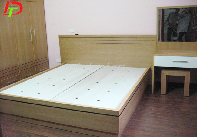 mẫu giường ngủ gỗ công nghiệp hiện đại