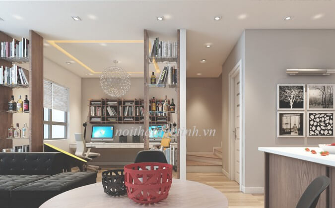 Thiết kế nội thất căn hộ nhà anh Minh chung cư Mulberry Lane theo phong cách hiện đại