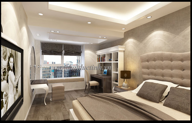 Thiết kế nội thất chung cư GoldMark City theo phong cách tân cổ điển