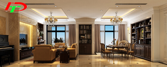 Thiết kế, thi công nội thất căn hộ nhà anh Hà chung cư cao cấp ROYAL CITY